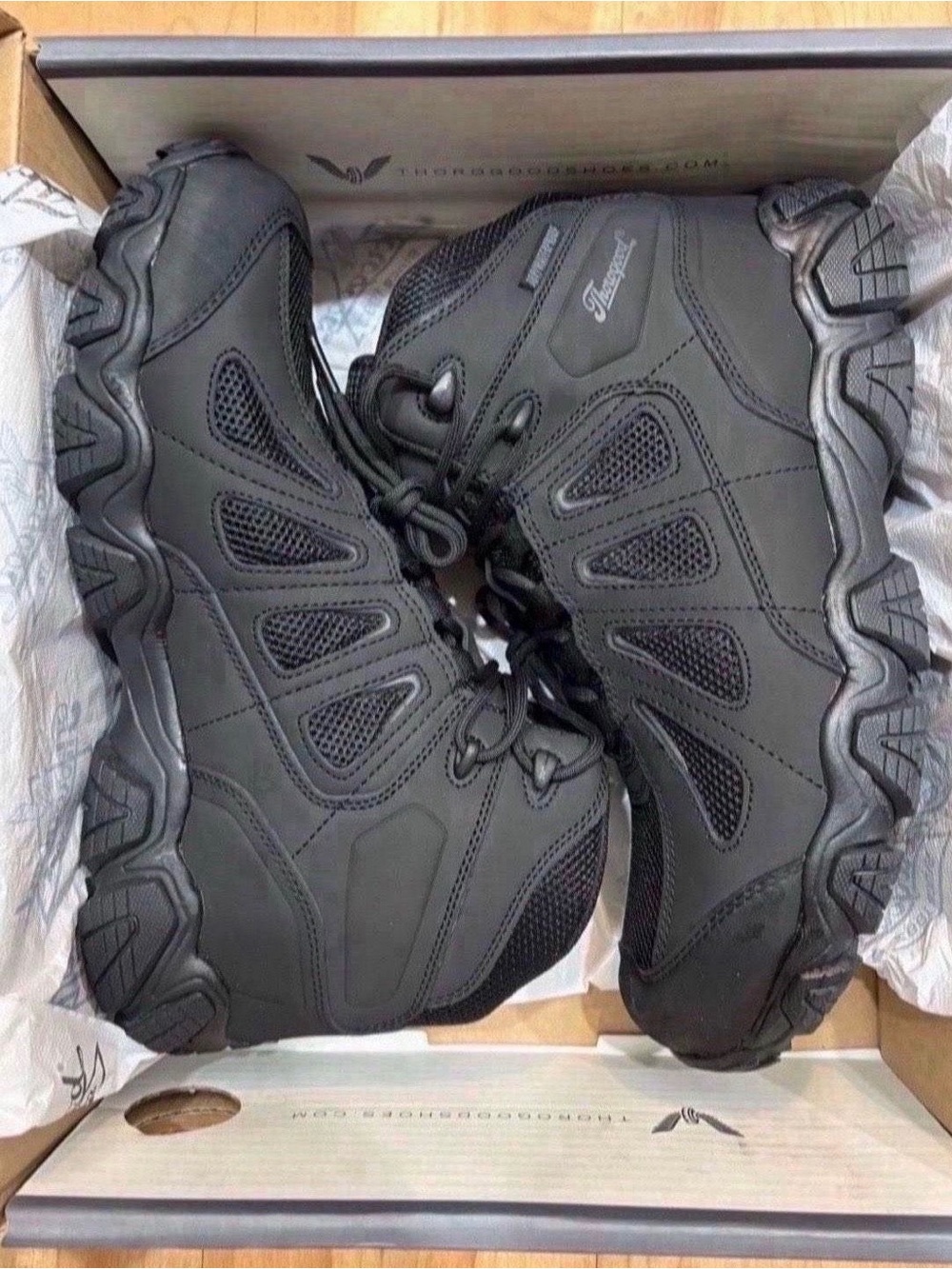 Men's Black Tactical Work Boots